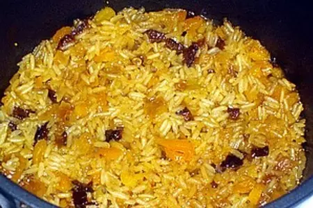 Рисовая запеканка с сухофруктами: шаг 3
