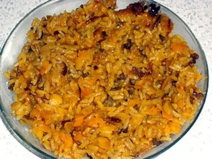 Рисовая запеканка с сухофруктами: шаг 4