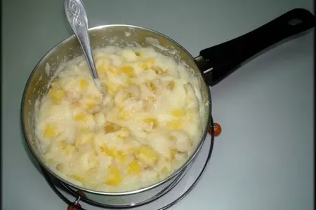 Запеканка из хурмы и творога.: шаг 4