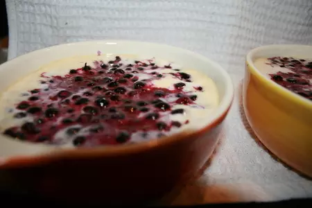 Черничная запеканка с медом: шаг 3