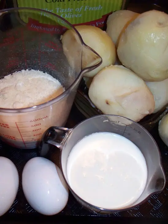 Запеканка картофельная с рыбой и цукини.: шаг 2