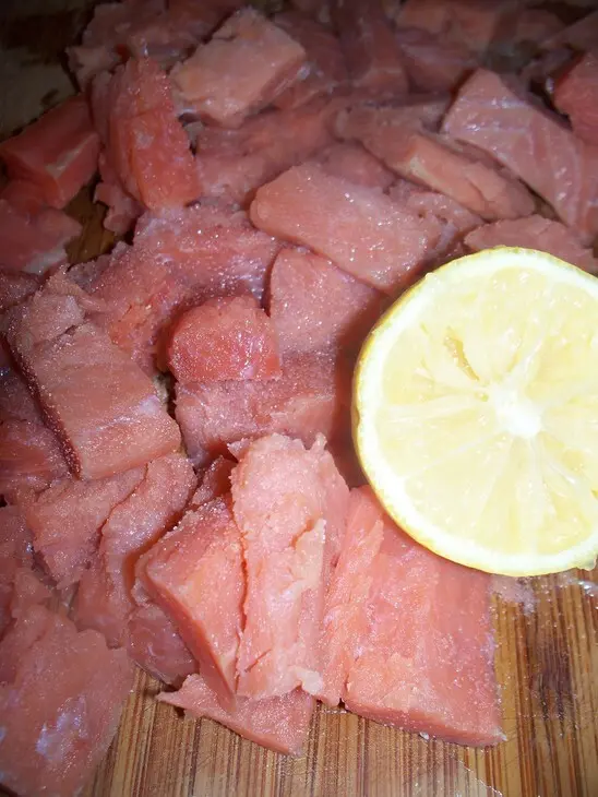 Запеканка картофельная с рыбой и цукини.: шаг 7