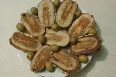 Рулетики из скумбрии: шаг 9