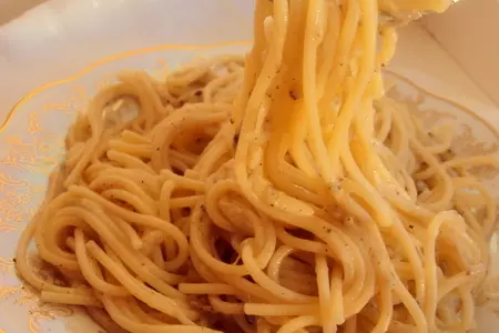 Перечная паста с сыром (cacio e pepe): шаг 4