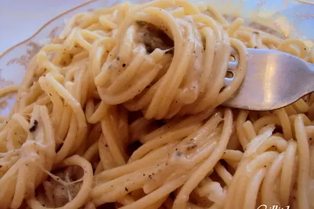 Перечная паста с сыром (cacio e pepe): шаг 6