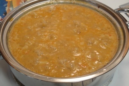 Арахисовый суп с курицей: шаг 6