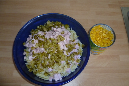 Nudelsalat (макаронный салат): шаг 5
