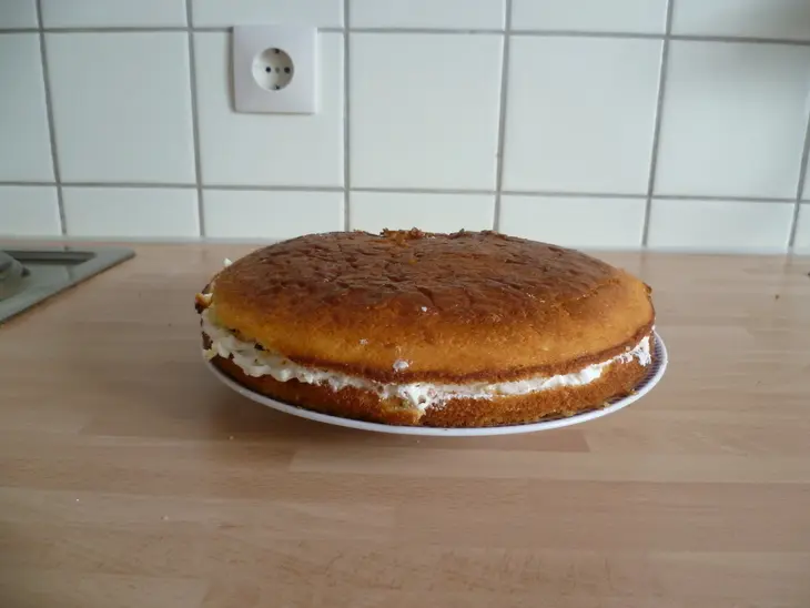 Торт с ананасами"вкусняшка": шаг 19