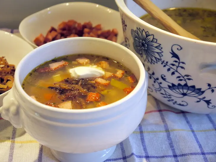 Старинный баварский картофельный суп: шаг 7