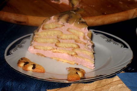 Клубнично-йогуртный торт черепаха: шаг 4