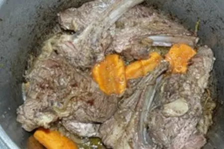 Бараньи ребрышки с черносливом.: шаг 4