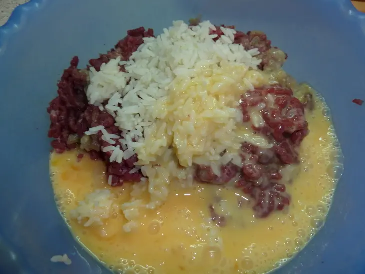 Запеканка мясная с баклажанами и рисом: шаг 4