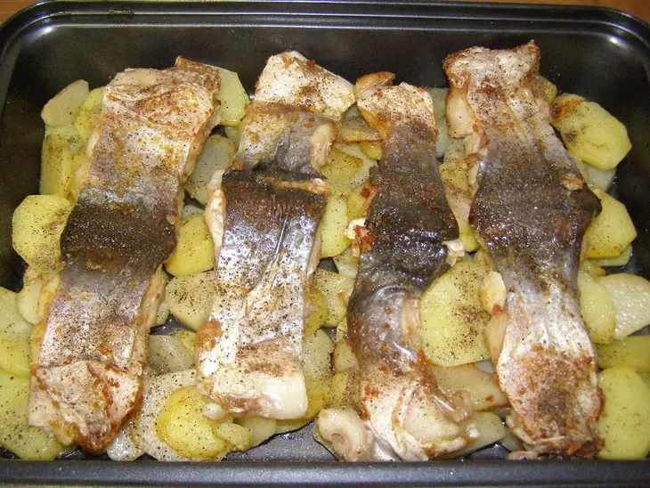 Рыбка+картошечка: шаг 5