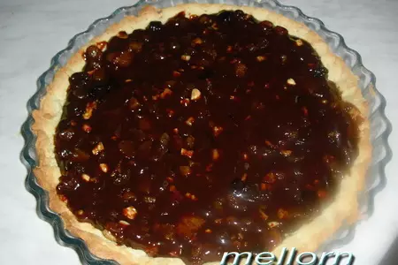 Тарт с сухофруктами, ириской и шоколадом: шаг 11