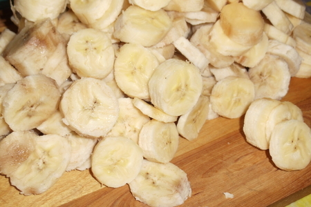 Банановый мармелад с глазурью и орехами   (борьба с "урожаем"): шаг 1