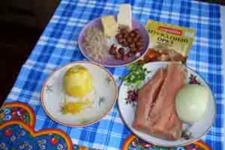 Лосось под ореховой корочкой: шаг 1