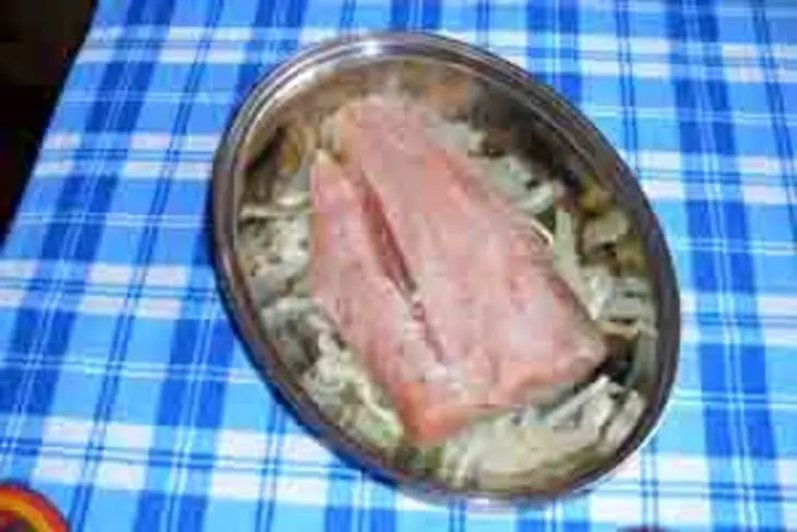 Лосось под ореховой корочкой: шаг 3