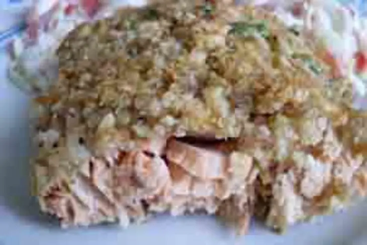 Лосось под ореховой корочкой: шаг 7