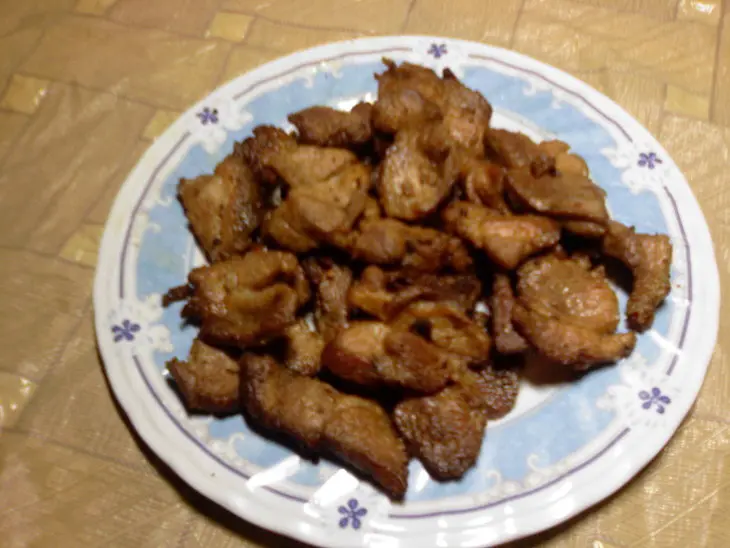 Свинина с луком в соевом соусе, очень быстро, и очень вкусно: шаг 4