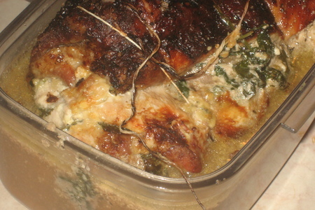 Свинина со шпинатом и сыром дор-блю (для ларисы): шаг 12