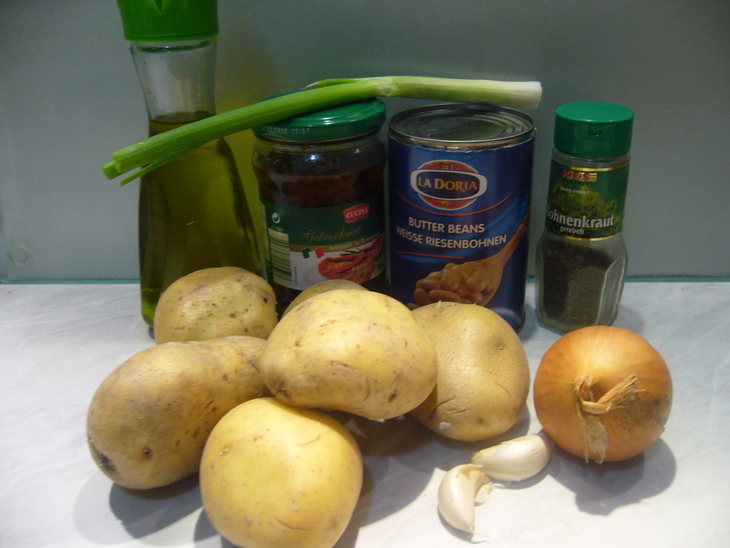 Итальянский картофельный суп (из серии „быстрые супы“): шаг 1