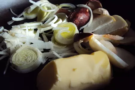Спагетти с белыми грибами: шаг 3