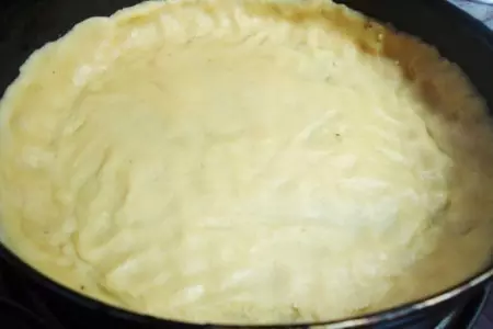 Песочный пирог с творожным кремом, орехами и фруктами. "давно не виделись!!!"))): шаг 4