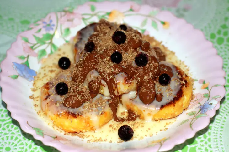 Морковные сырники  с курагой: шаг 8