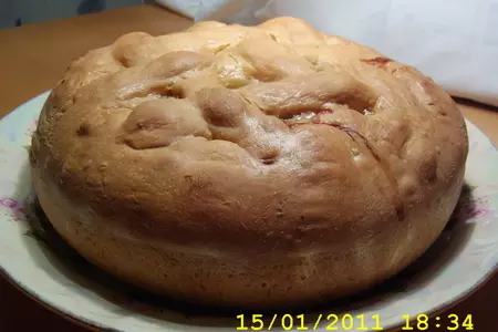 Пирог с мясом и картошкой.: шаг 9