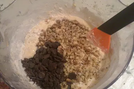 Бискотти с шоколадом и грецким орехом: шаг 2