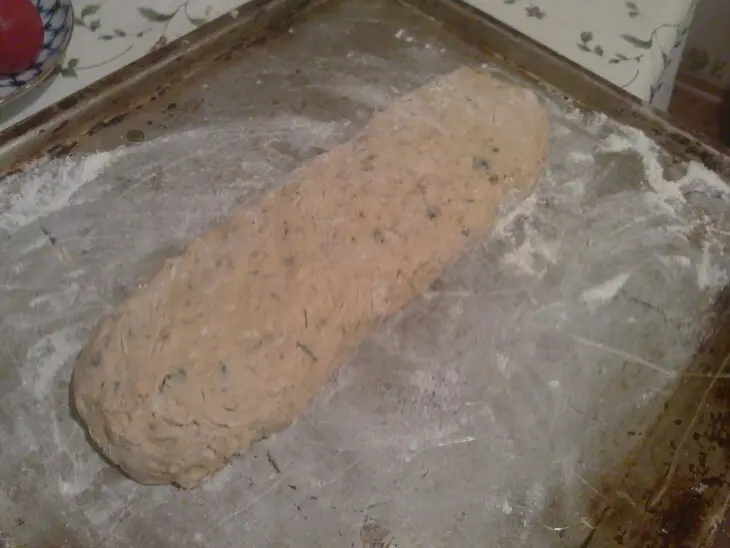 Бискотти с шоколадом и грецким орехом: шаг 3