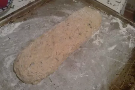 Бискотти с шоколадом и грецким орехом: шаг 3
