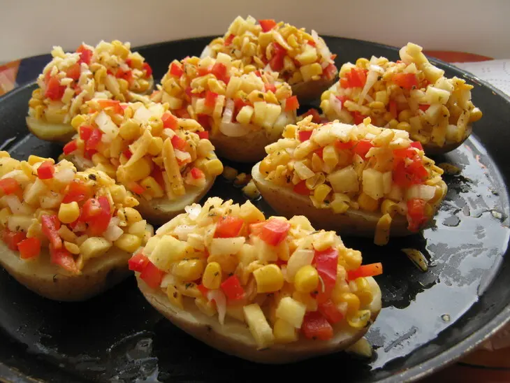 Пицца из картофеля  // potato pizza: шаг 5
