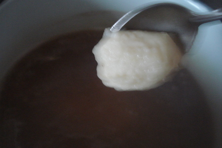 Гречневый суп с картофельными клёцками и шампиньонами: шаг 5