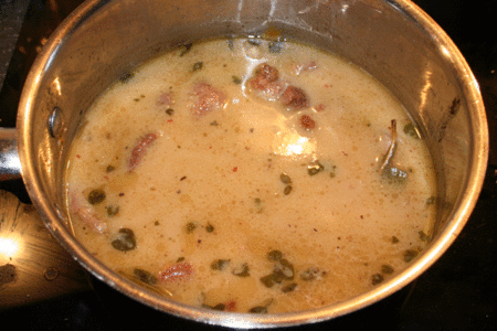 Мясо, тушеное с сырным "коричневым" соусом: шаг 14
