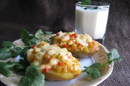 Пицца из картофеля  // potato pizza: шаг 8