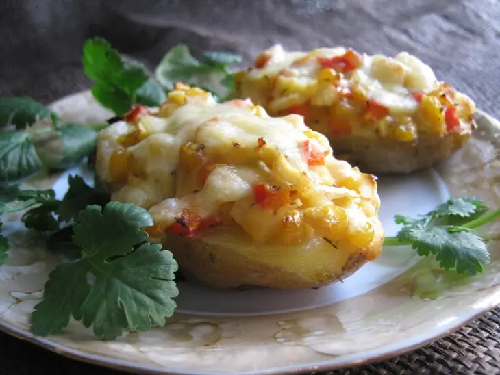 Пицца из картофеля  // potato pizza: шаг 9