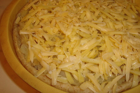 Картофельный пирог с грибами и сыром: шаг 2