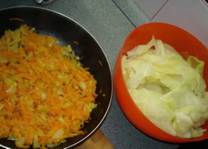 Зразы капустные с грибами: шаг 3