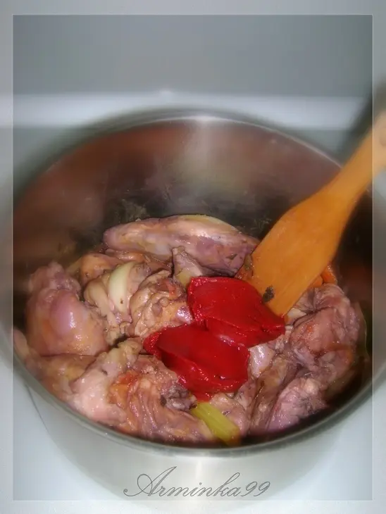 Папарделле с соусом из кролика: шаг 7