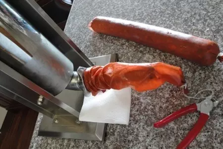 Колбаса немецкая bierwurst: шаг 4