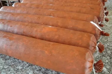 Колбаса немецкая bierwurst: шаг 6