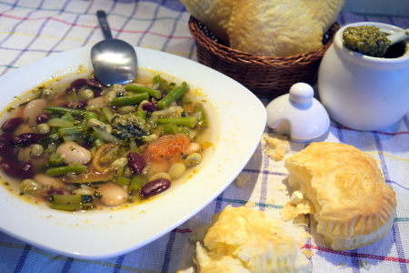 Итальянский фасолевый суп (очень фасолевый): шаг 5
