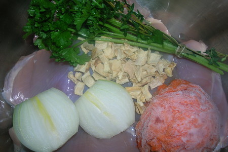 Куриный суп с рисом и тимьяном ( язык проглотишь и пальчики оближешь): шаг 5