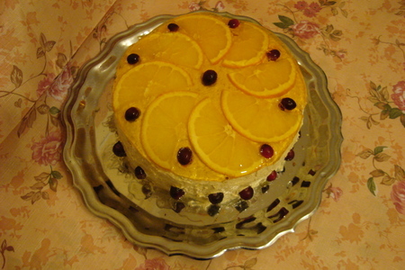 Нежный торт с лимонным кремом: шаг 4