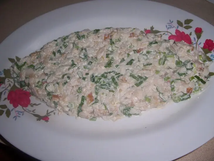 Салат"рыбка": шаг 3