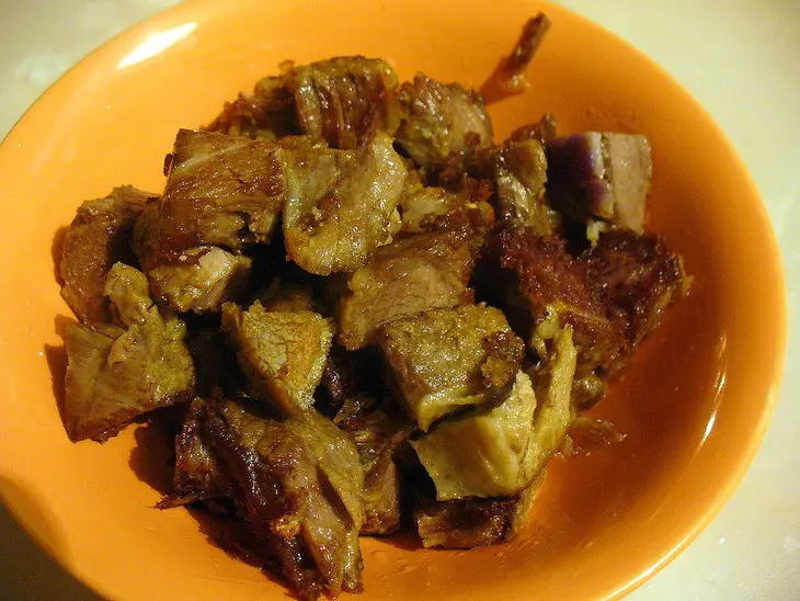 Любимое мяско с баклажанами: шаг 3