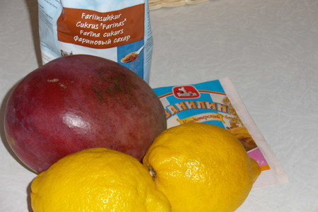 Варенье  лимоны + манго: шаг 1
