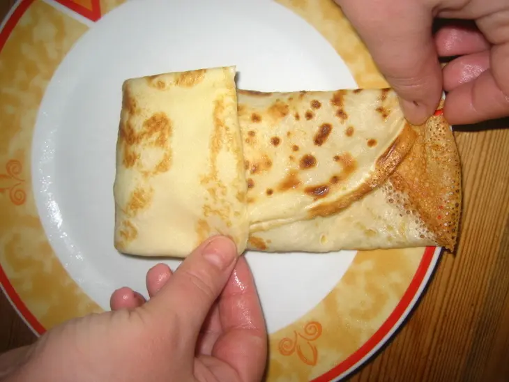 Блины с сердцем: шаг 5