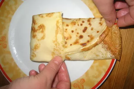 Блины с сердцем: шаг 5